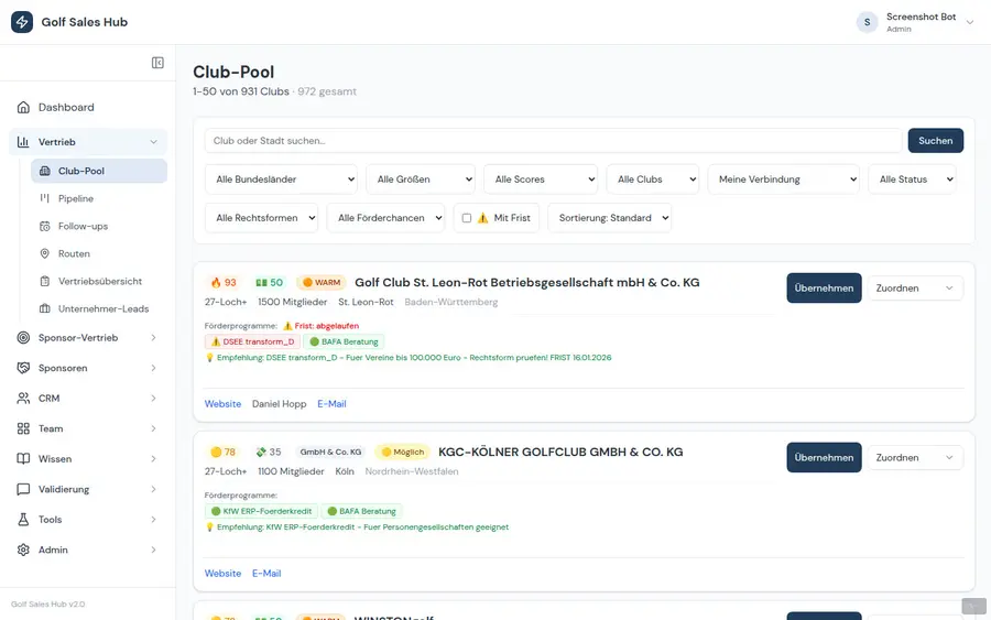 Sales Hub