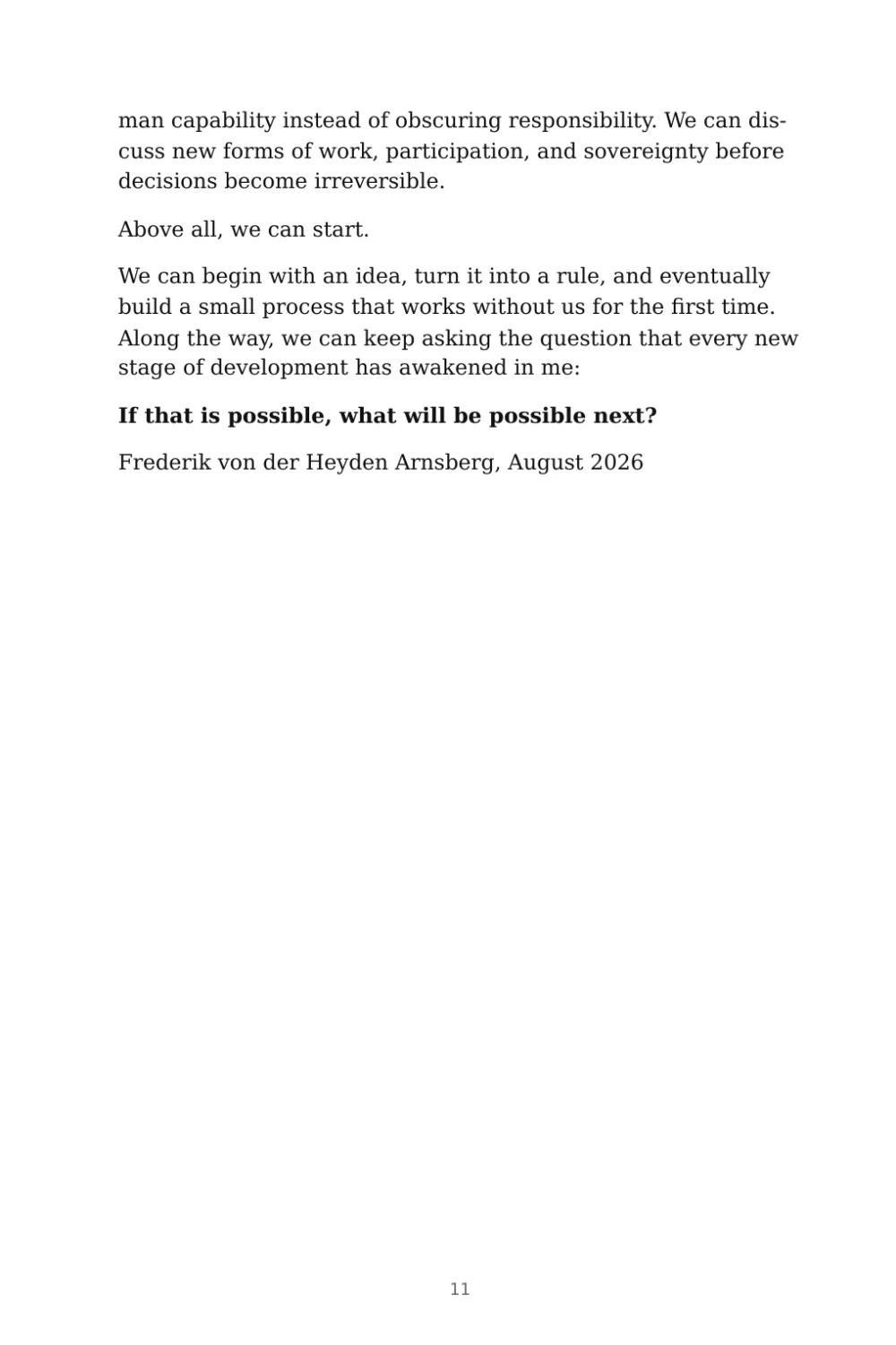 Reading sample “Runs Without Me”, page 6
