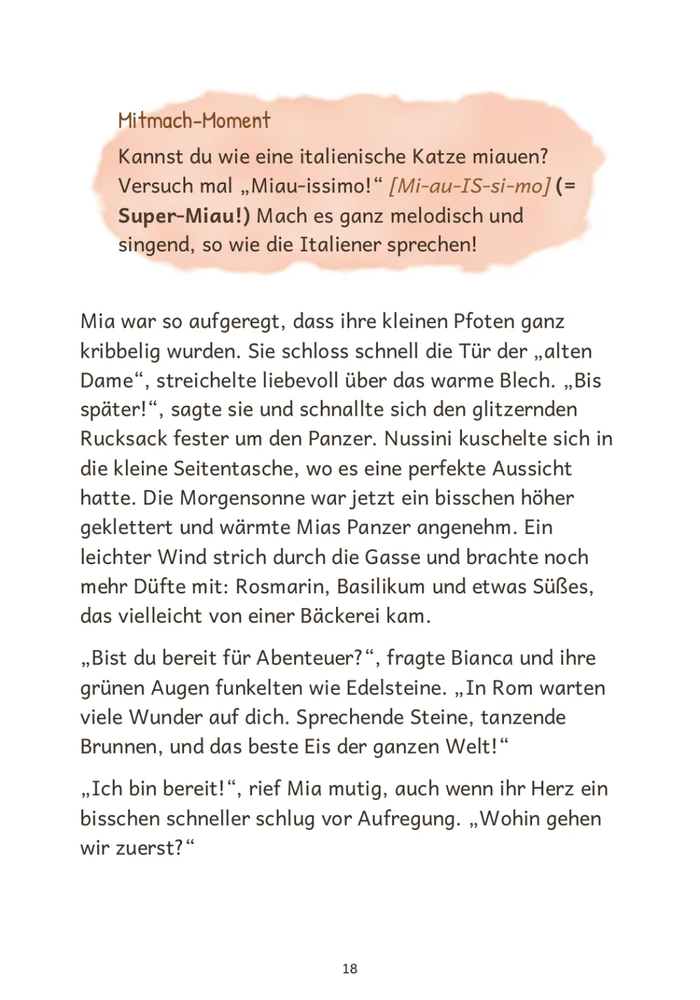 Leseprobe „Mias Weltreise“, Seite 20